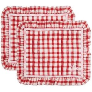 Damson Madder Ruffle Placemat